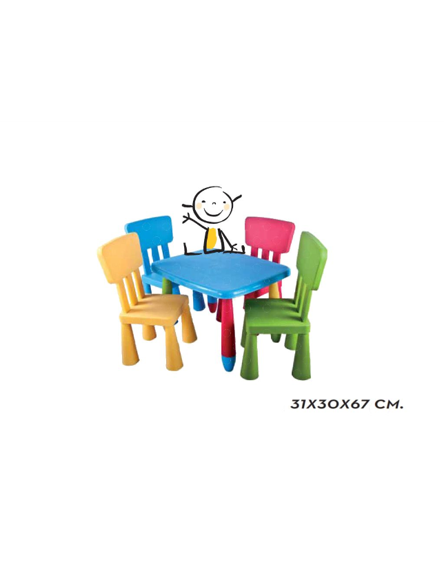 CADEIRA INFANTIL CORES 22306