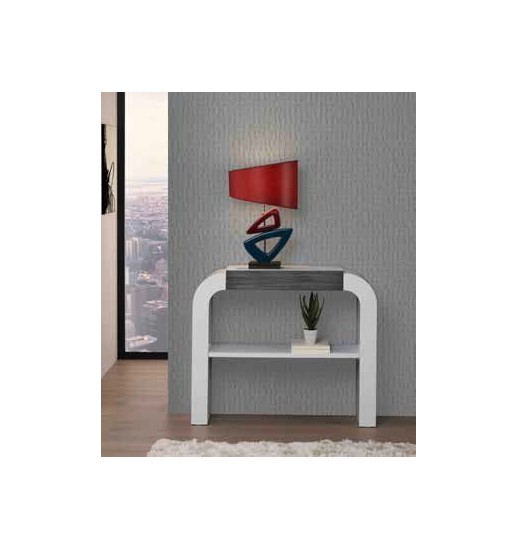 CONSOLA HALL DE ENTRADA RUBI 3 LACADA BRANCO - RB.CS03.2101FZ0