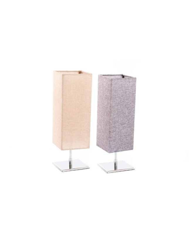 CANDEEIRO COM ABAJOUR LINO 14*14*45 - LA-127997