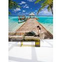 08.921 POSTER P/PAREDE BEACH RESORT 368*254 CM
