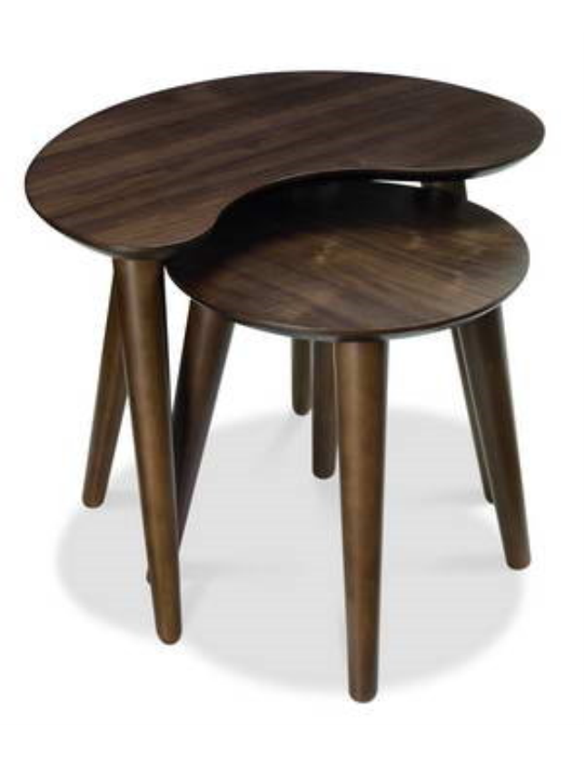CONJUNTO MESAS (2mesas)  WALNUT 9121-07