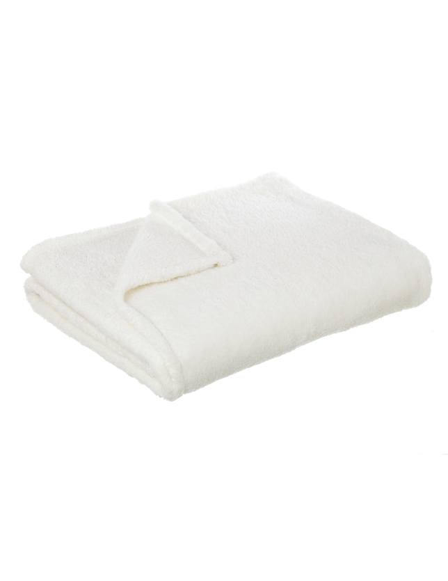 MANTA SOFÁ GLITTER BRANCO 130*170 - 76811