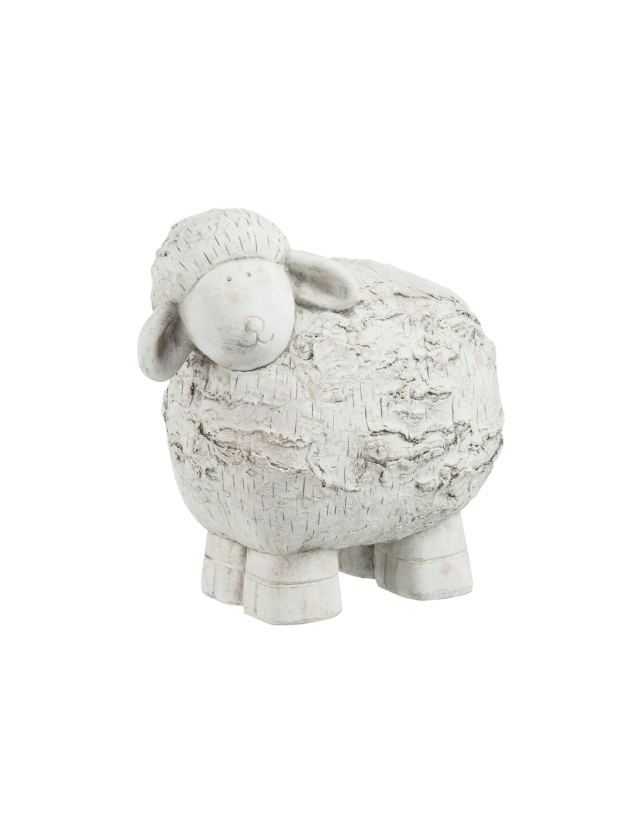 FIGURA OVELHA CINZENTA GRANDE 31*23*31 - 75021