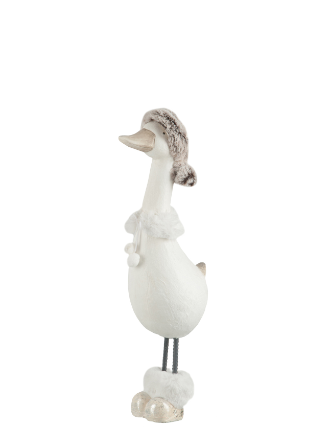 FIGURA PATO BRANCO/CINZA S 16*13*50 - 75811