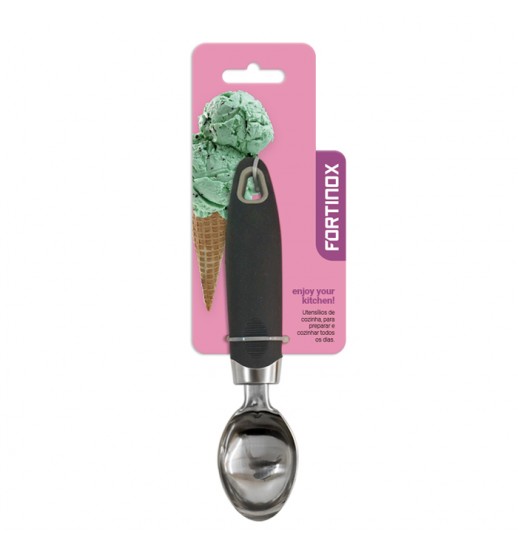 COLHER DE GELADO INOX CABO CINZA  - 12204908