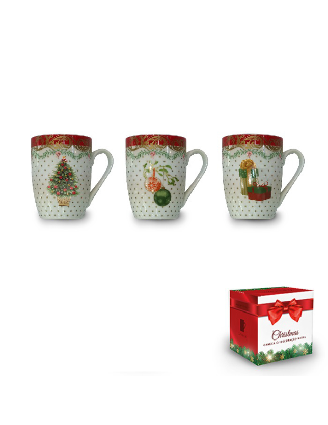 CANECA BOJUDA SORTIDA DECORAÇÃO NATAL - 12224942