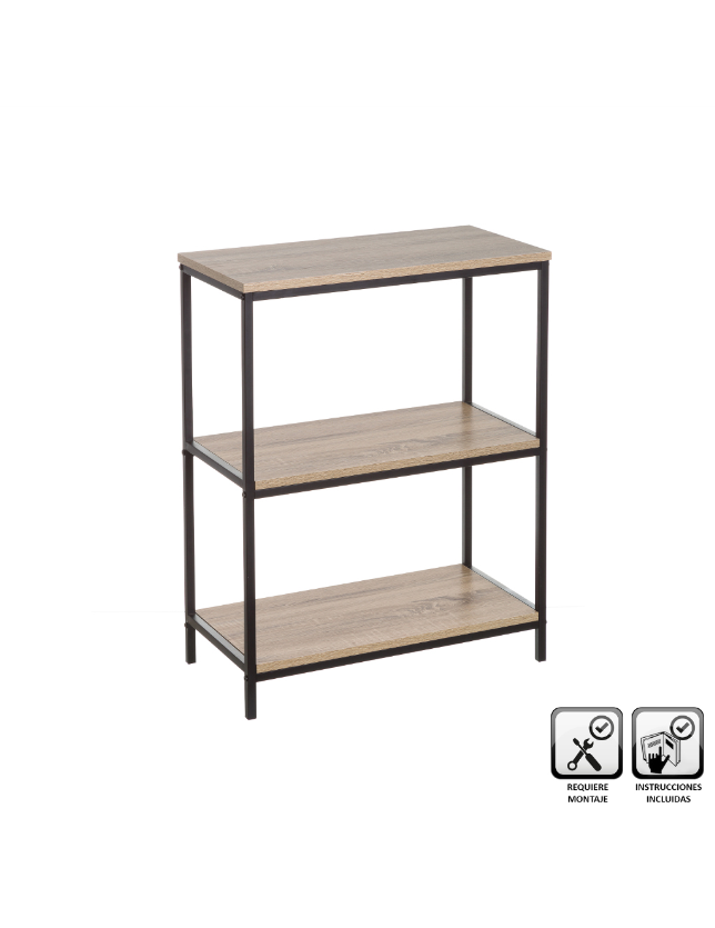 ESTANTE MDF / METAL 60*30*76 - 49920