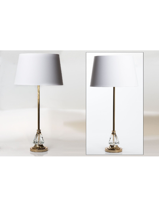 CANDEEIRO COM ABAJUR 38*38*74 CM - GP046094