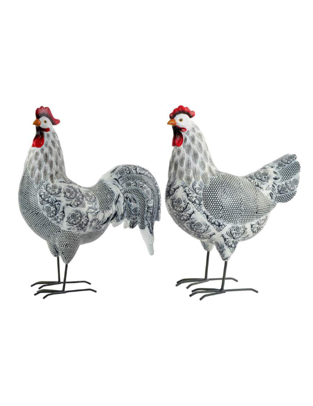 FIGURA RESINA GALINHA 17*36.5*46 - RF-145198