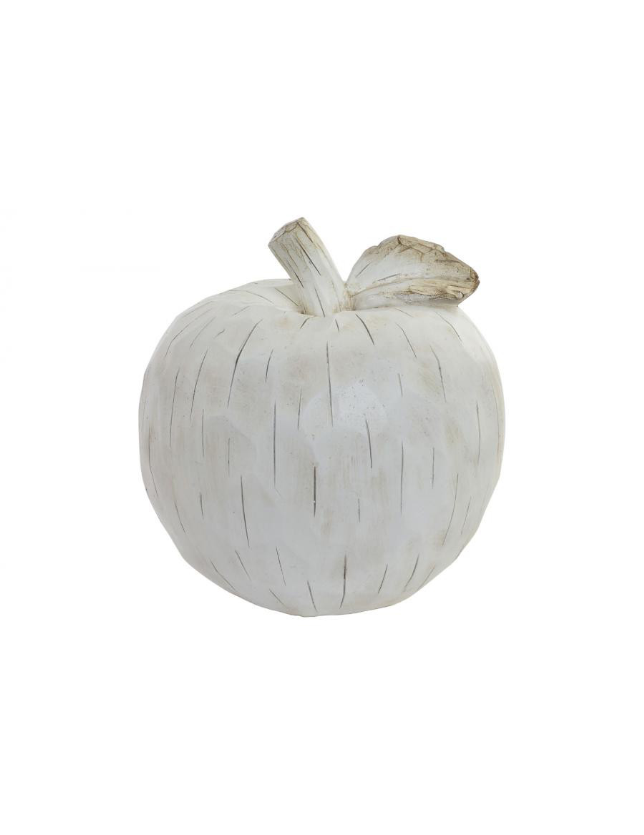 FIGURA RESINA MAÇA DECAPE BRANCO 24*24*25 - RF-146519
