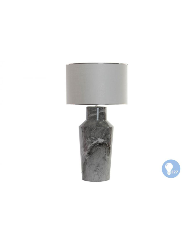 CANDEEIRO DE MESA CERAMICA RMORE BRILHANTE 38*38*73 - LA-144726