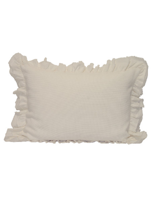 ALMOFADA ANTOINIETTE 50*70 MARFIM C/ FOLHO - 96183090