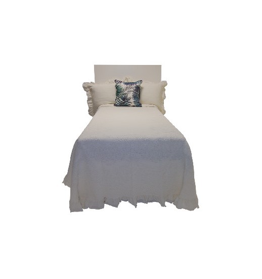 COLCHA ANTOINIETTE 240*270 MARFIM - 96183052