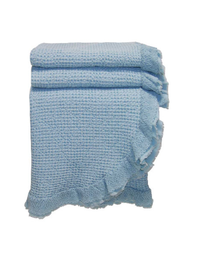 COLCHA ROMANCE 180*260  C/FOLHO E RENDA  - 92166905