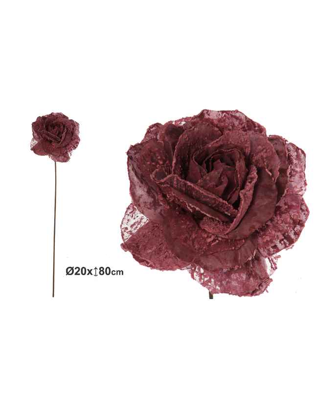 FLOR TELA VIOLETA 20CM*80CM - 27599
