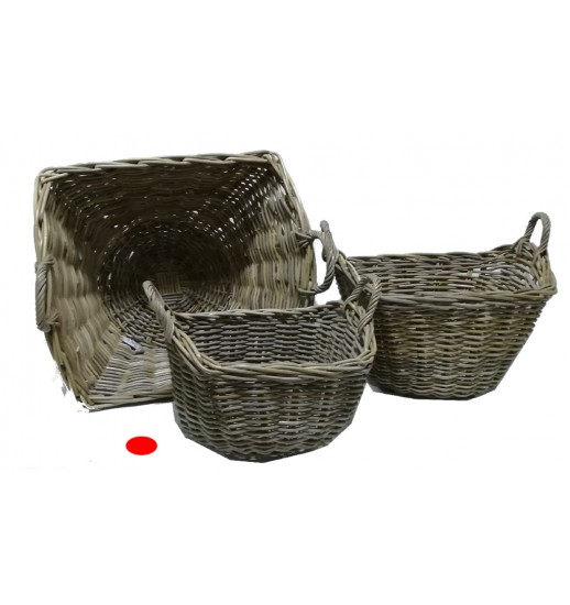 CESTO MARSHA GRANDE  S/TECIDO 65*57*38 FULL KUBU WEAVING