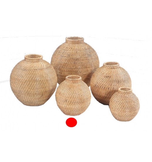 POTE DECORATIVO NATURAL RATTAN 25 - 31387