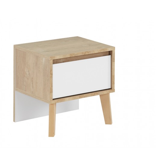MESA CABECEIRA LARVIK  1GAVETA 042*041*036 - HOL140