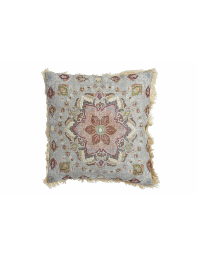 ALMOFADA DECORATIVA ALGODAO 45*45 450GR FLECOS ENVELHECIDO - CJ-152766