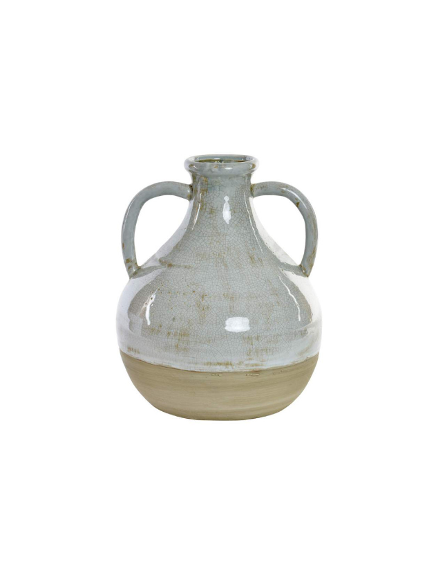 JARRA CERAMICA C/ASA 27*27*34 ENVELHECIDO -  JR-154120