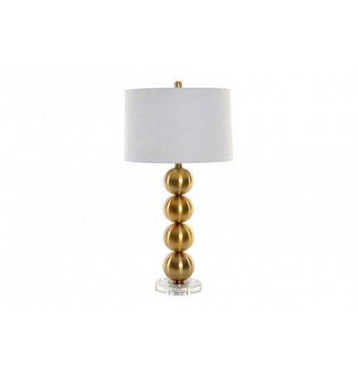 CANDEEIRO DE MESA 36*36*73 METAL ACRILICO BOLAS - LA-152993