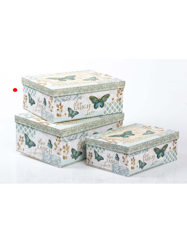 CAIXA BORBOLETAS RETANGULAR MEDIA 39*24 - GP656001