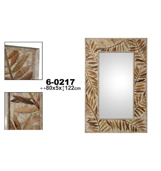 ESPELHO MADEIRA BANANA 80*122*5 - 60217