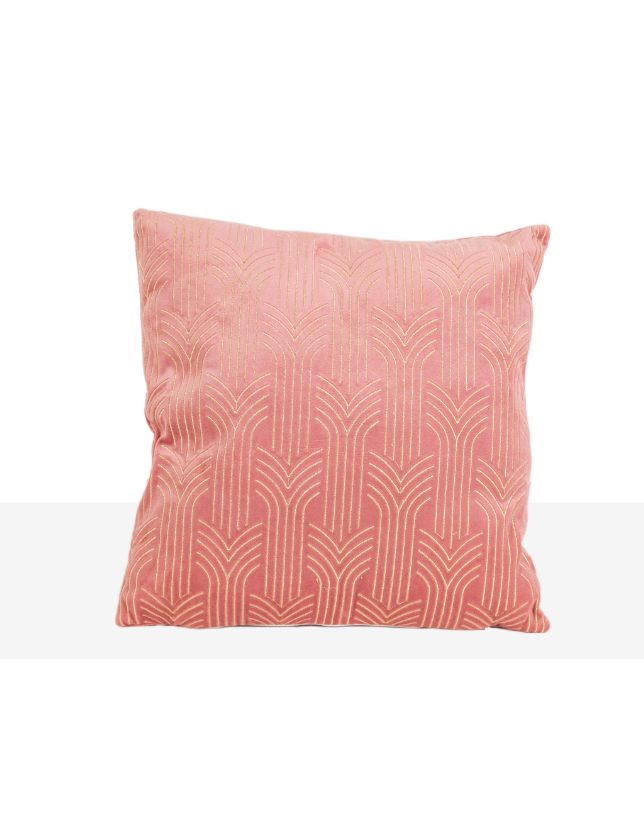 ALMOFADA VELUDO ROSA - 2218302