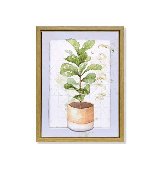 QUADRO TECIDO TELA PS 30*2.5*40 VASO 4MOD - CU-156404