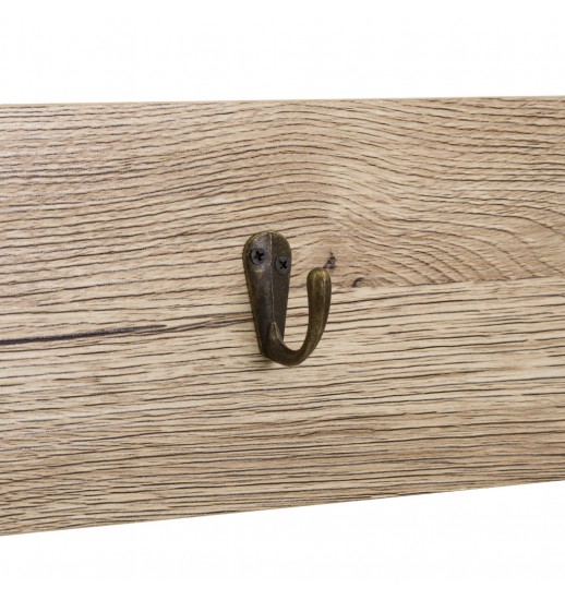 ESTANTE COM CABIDE MDF / METAL 80*32*171 - 123639