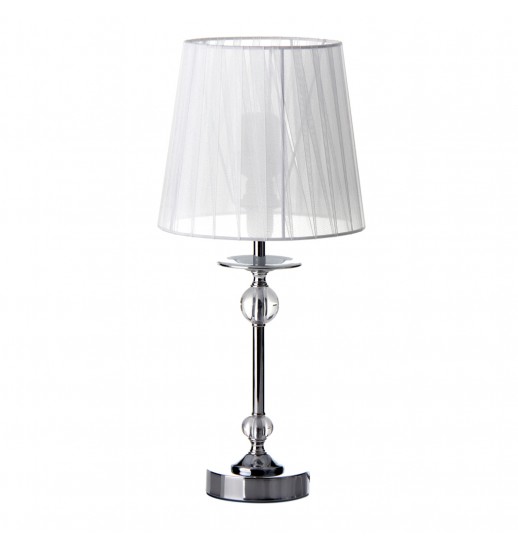 CANDEEIRO BRANCO  METAL ACRILICO 20*20*42.50 - 60521