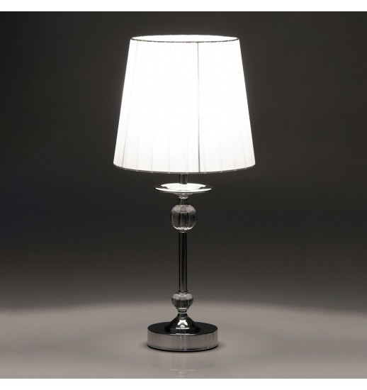 CANDEEIRO BRANCO  METAL ACRILICO 20*20*42.50 - 60521