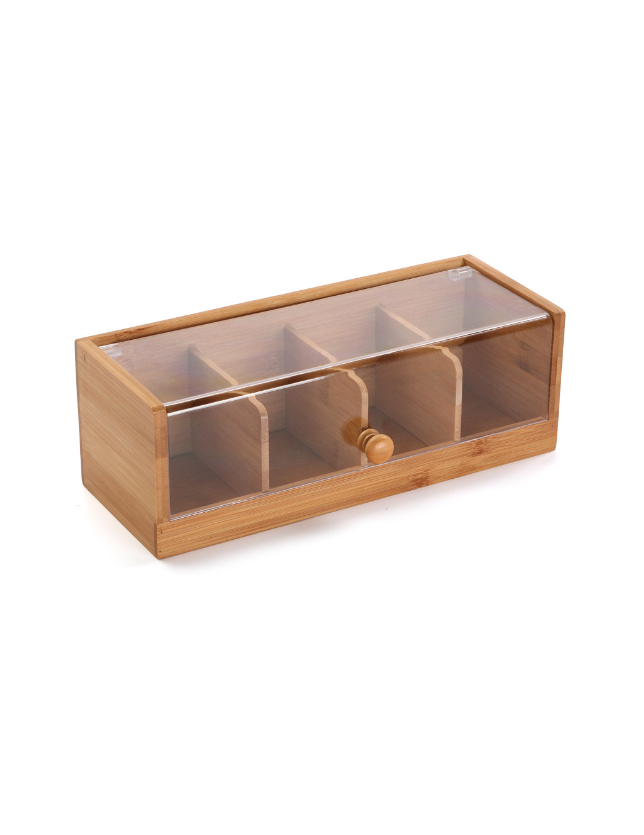 CAIXA PEQUENA COM COMPARTIMENTOS BAMBU - 19910131