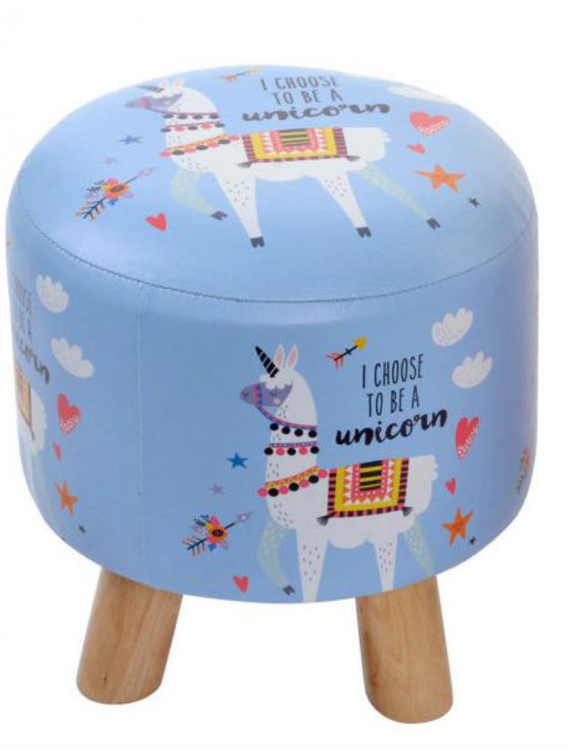 PUFF REDONDO PU PES MADEIRA - MB- 155641 2