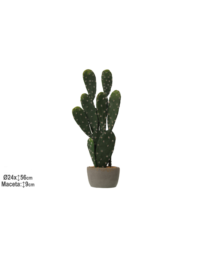 VASO COM CATOS ARTIFICIAL - 29975