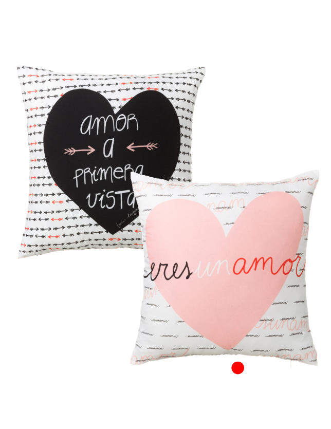 ALMOFADA IMPRESSO 2/M AMOR POLIESTER 45*45 - 122716