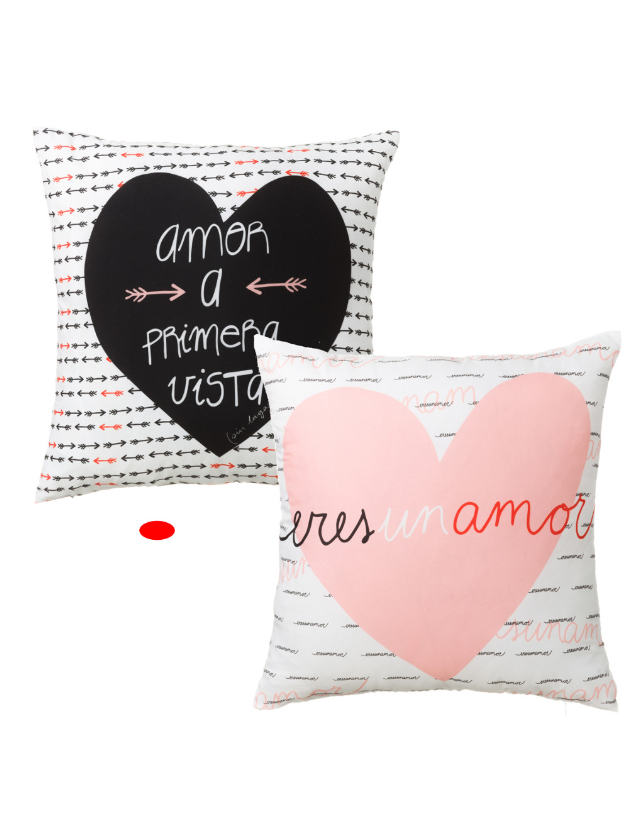 ALMOFADA IMPRESSO 2/M AMOR POLIESTER 45*45 - 122716 2