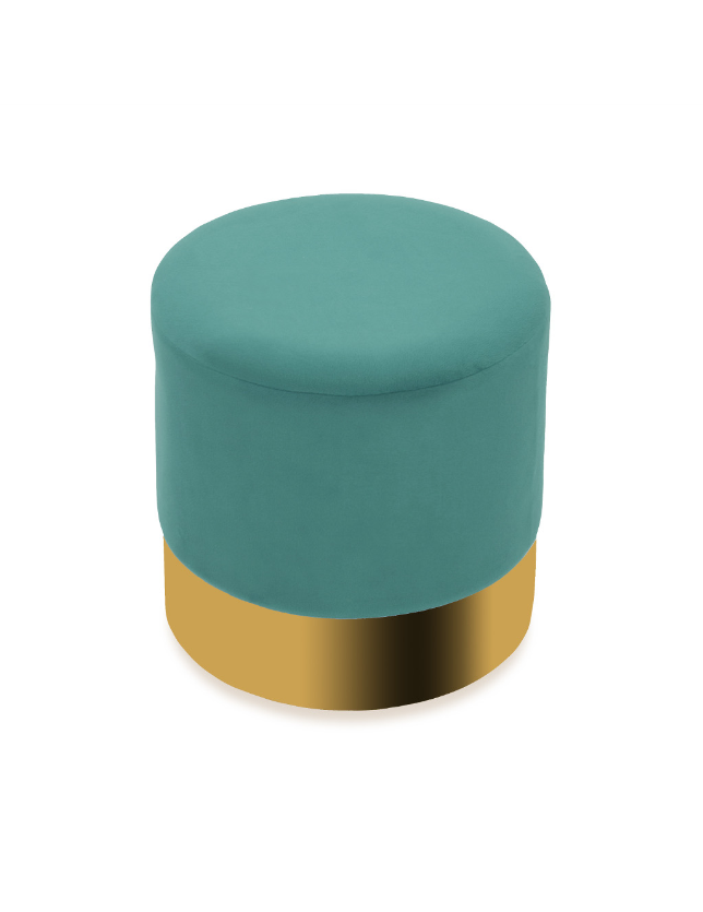 PUFF CUBO REDONDO VERDE - 21351156