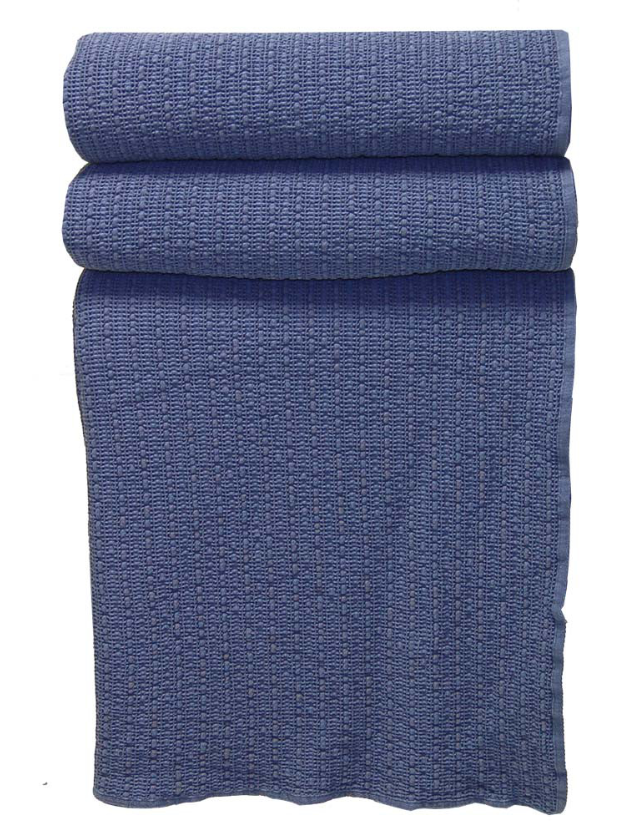 COLCHA STOCKOLM 220*260  AZUL DENIM C/GALAO  - 92188327