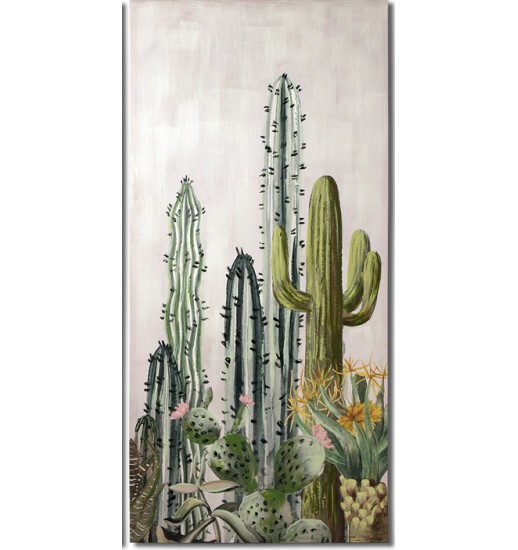 QUADRO LIENZO MADEIRA CACTUS 90*90 - 34889