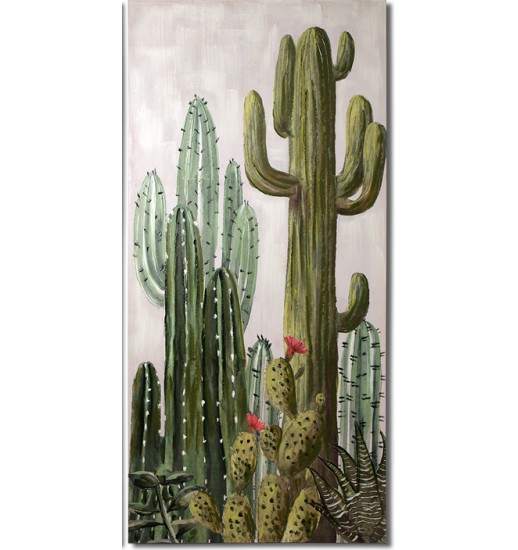 QUADRO LIENZO MADEIRA CACTUS 90*90 - 34889