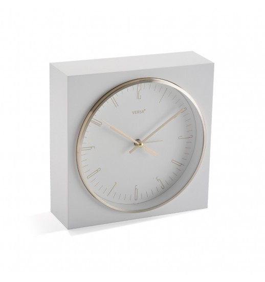 RELOGIO DE MESA BRANCO 16.5x6.5x16.5 - 18560460