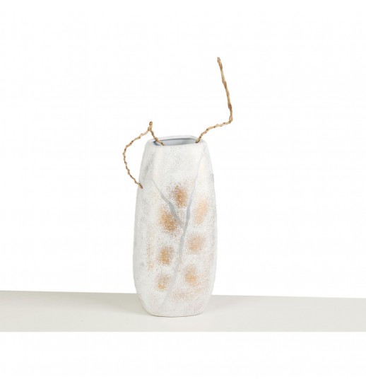 JARRA CERAMICA PRATA/DOURADA - 2672