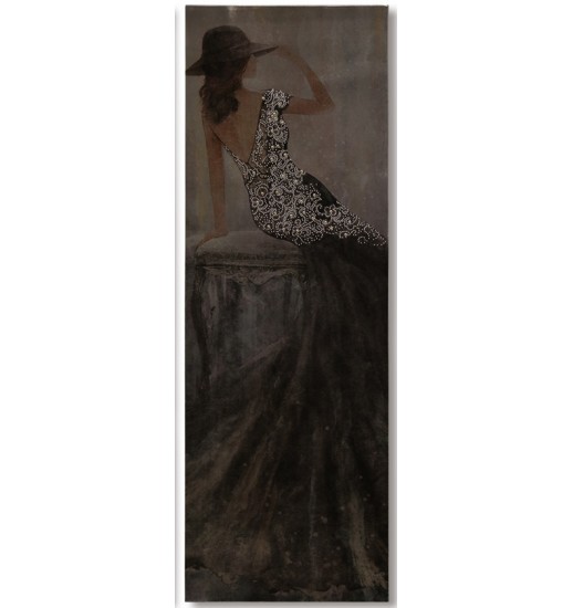 QUADRO LIENZO MULHER 40*120 3MOD - 34660