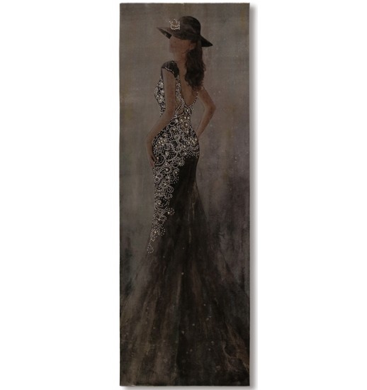 QUADRO LIENZO MULHER 40*120 3MOD - 34660