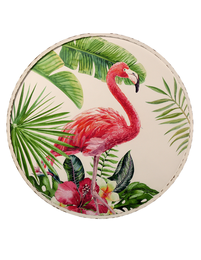 QUADRO REDONDOS FLAMINGO 80CM 2MOD - 34721 2