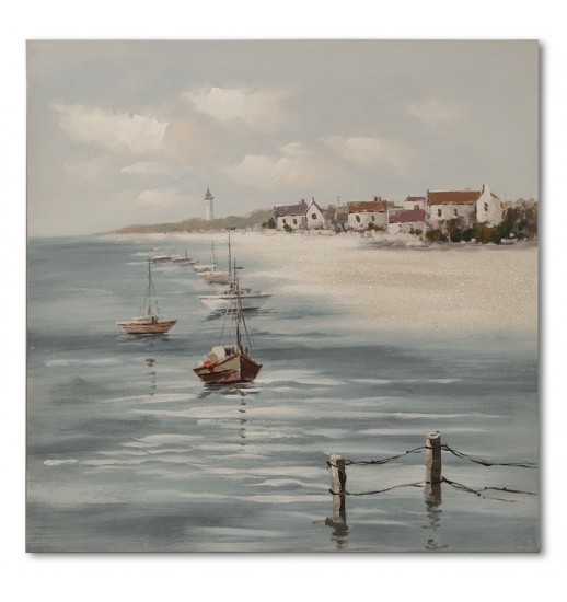 QUADRO LIENZO MADEIRA 80*80 MARINA - 34950