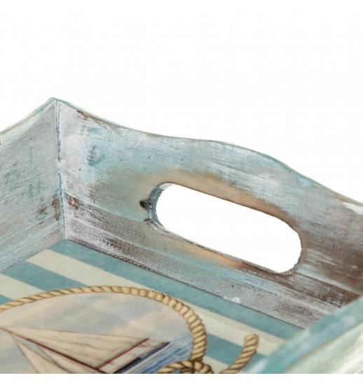 BANDEJA OCEAN PINHEIRO 37*22.5*6.5CM 2MOD - 48861