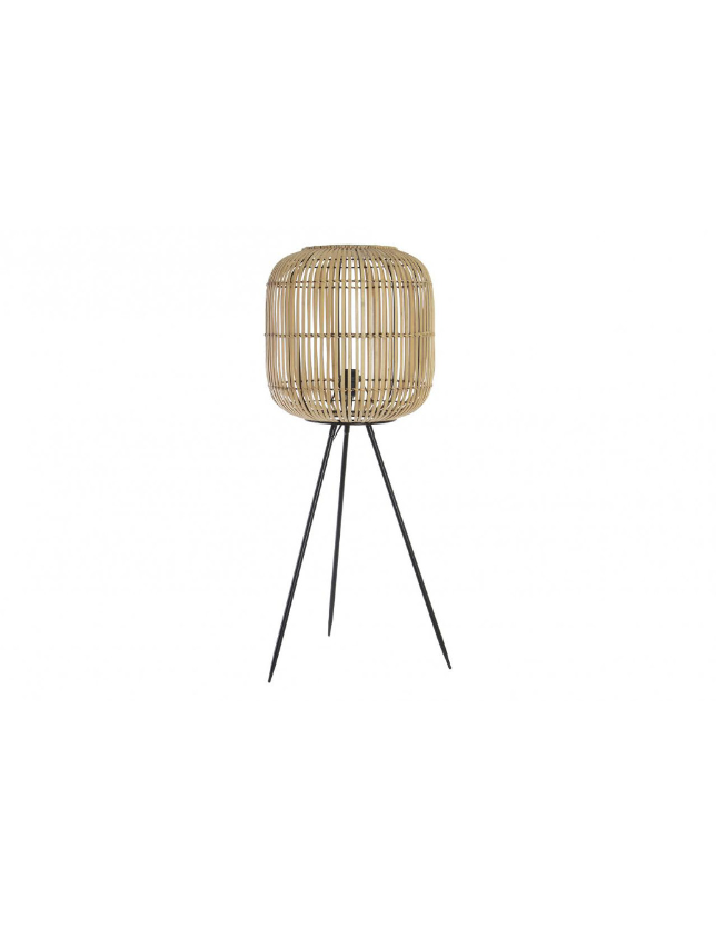 CANDEEIRO DE MESA BAMBU 36*90 PRETO - LA-148316