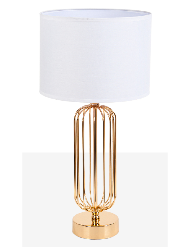 CANDEEIRO METAL DOURADO  C/ABATJOUR  - 1911006